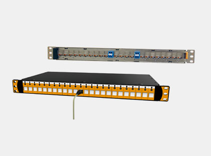 Modular light copper hybrid electronic distribution frame